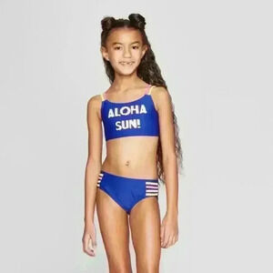 Cat & Jack 2 Piece Aloha Swim XXL 18